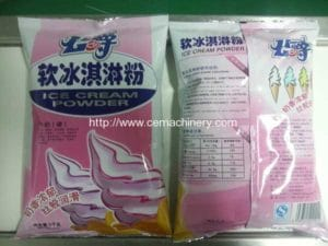 Ice Cream Powder Packing Machine with Heat Transfer Coding