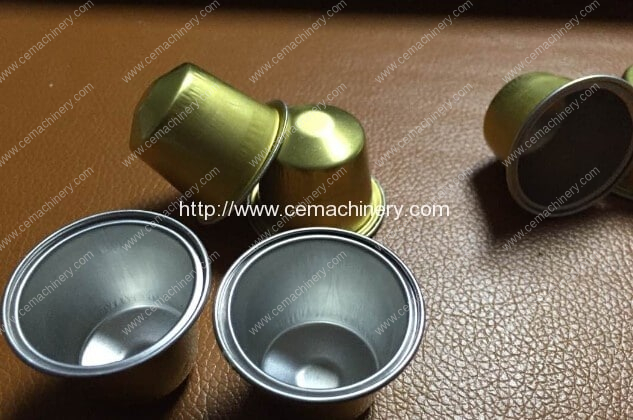 Aluminio Material de cápsulas de café Nespresso compatible