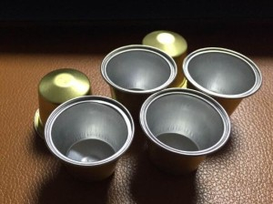 Aluminium Made Nespresso Coffee Capsules