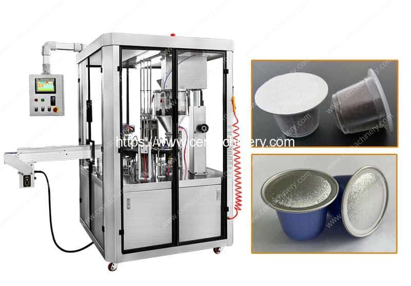 Home Use Coffee Bean Grinder  Nespresso Capsules Filling Sealing Machine,  KCups Filling Sealing Machine, Coffee Capsules Filling Sealing Machine